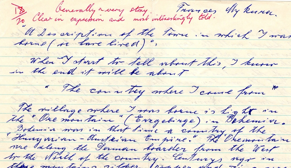 Handwritten text
