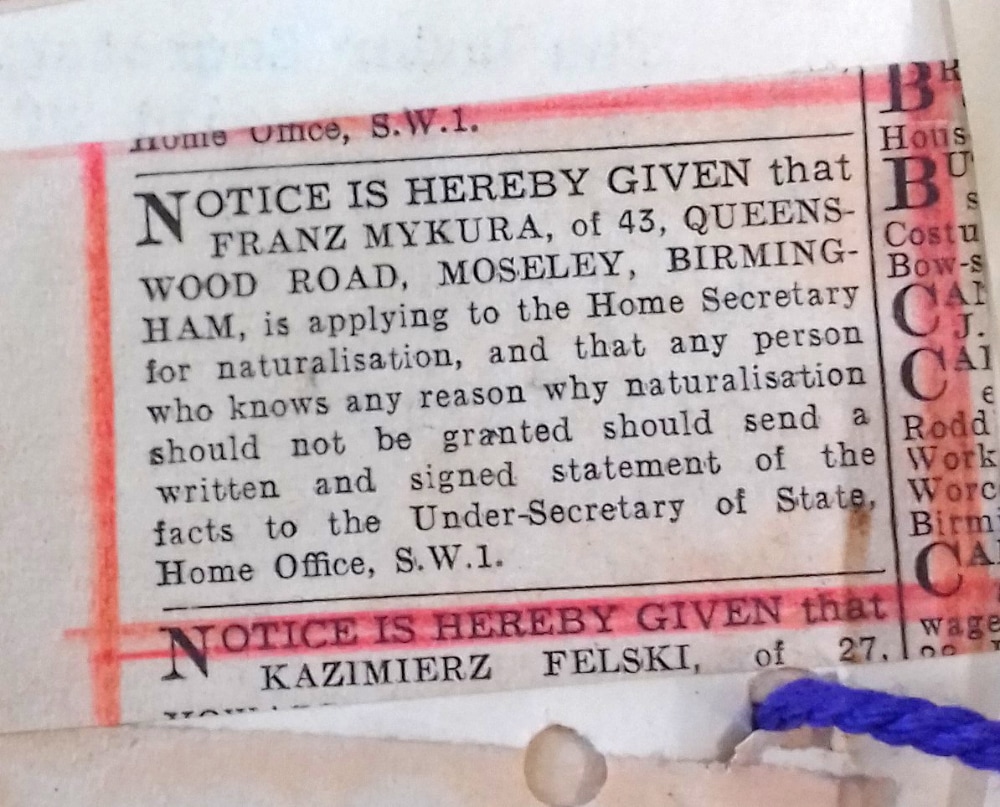 HO Newspaper cutting