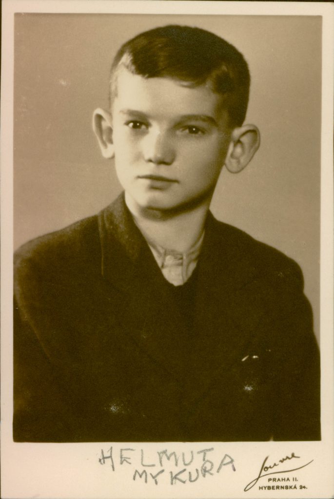 Prague photo of Helmut Mykura in 1938 aged eleven years