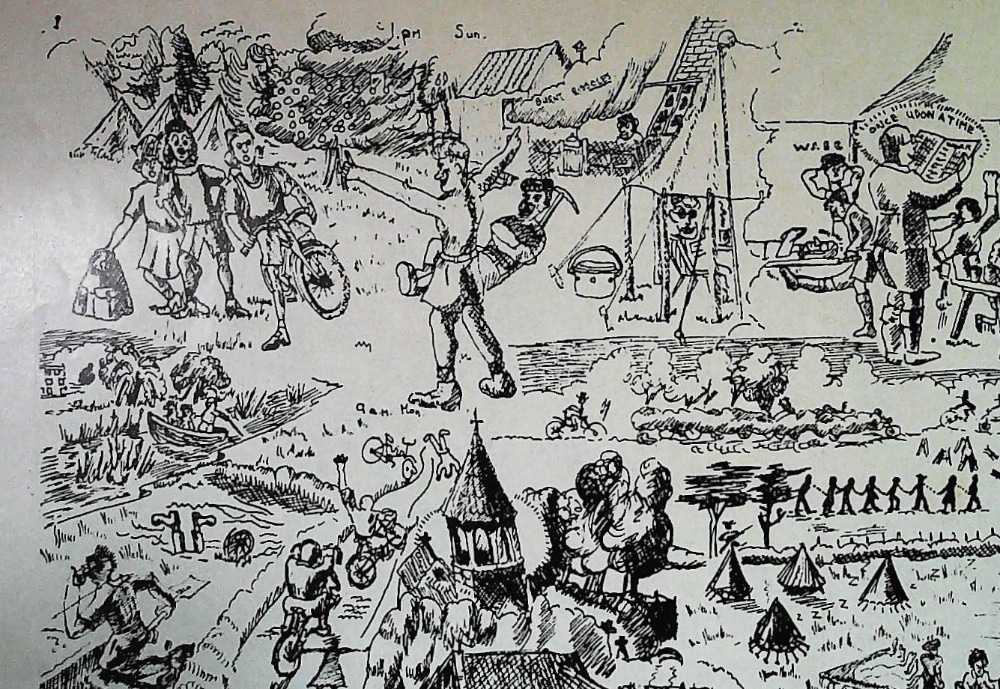 Cartoon School Harvest Camp
