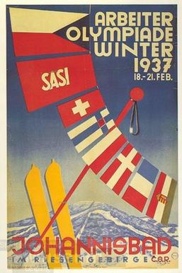 Poster1937 Winter Arbeiter Olympics