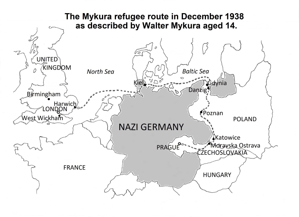 Refugee route
